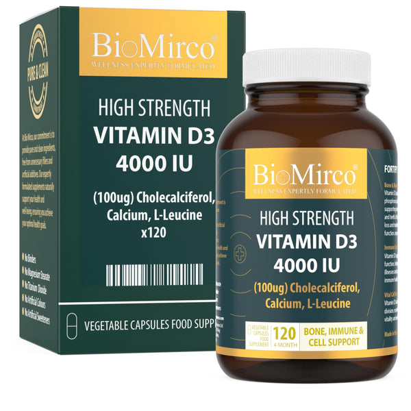 Vitamin D 4000iu (120 Capsules)